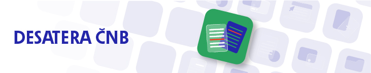 Banner – Desatera ČNB Banner – Desatera ČNB