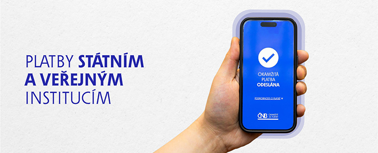 Okamžité platby – státní instituce Okamžité platby – státní instituce