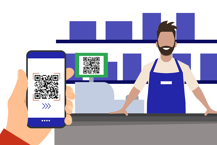 Podstranka okamžité platby - Platba qr